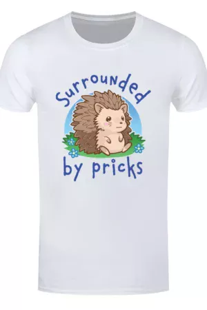 Surrounded By Pricks White T-Shirt