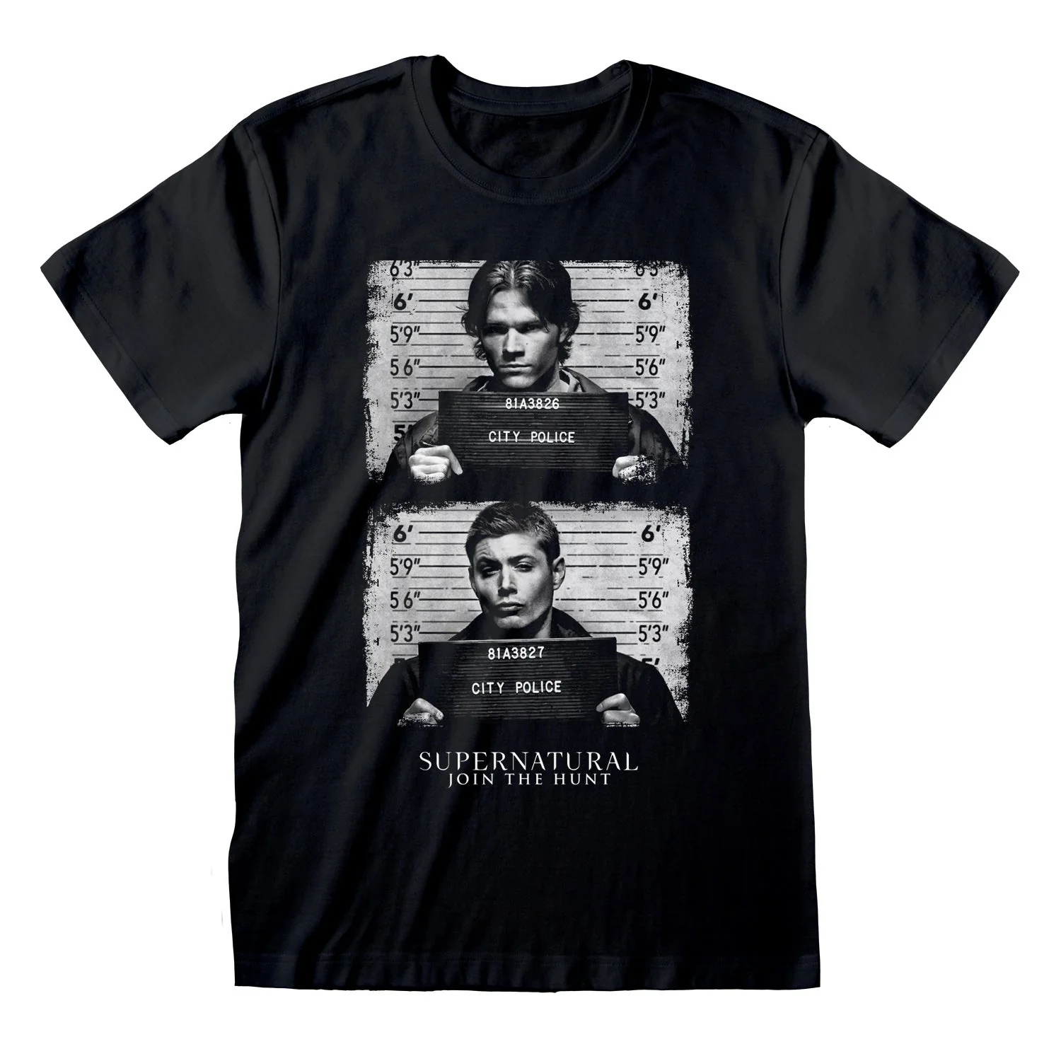 SNT10331TSB-Supernatural-LineUp-UnisexBlackTee