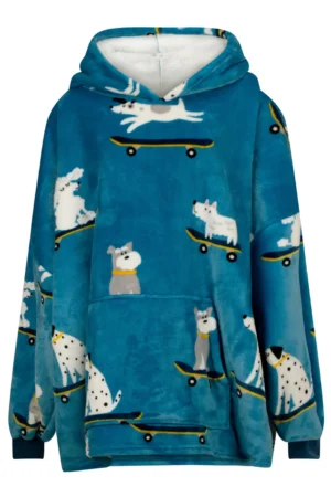 Skater Dog Fleece Hoodie
